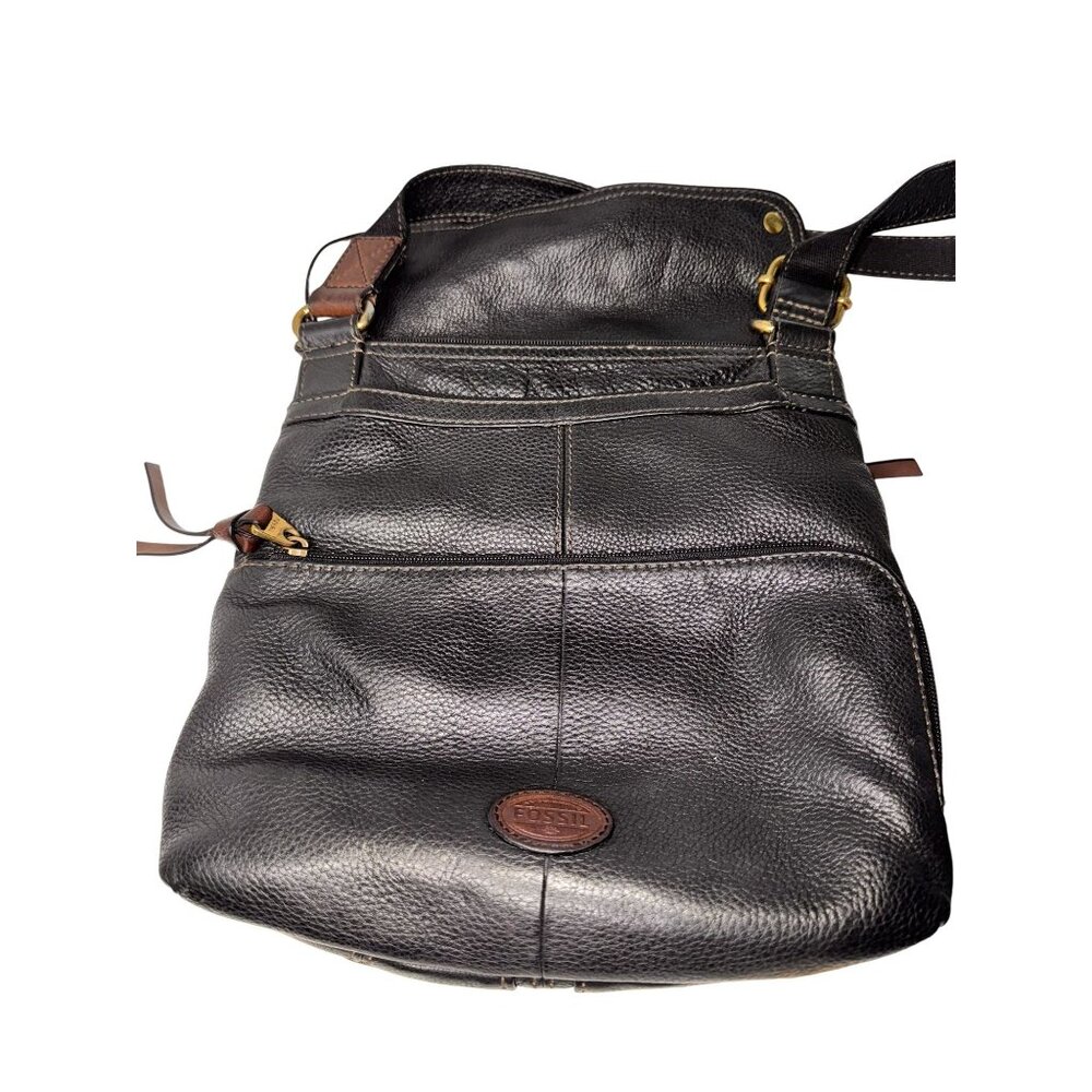 Fossil Morgan Traveler Cowhide Leather Large Crossbody Bag ZB4799 - Picture 4 of 12